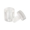 Outwater Round Standoffs, 3/4 in Bd L, Clear Acrylic, 3/4 in OD 3P1.56.00910